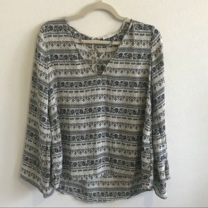 Lush long sleeve blouse
